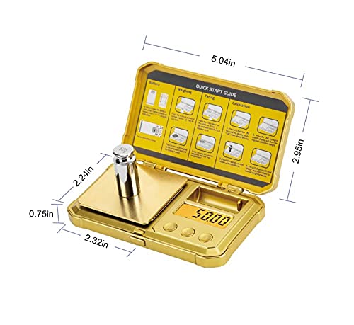 Báscula electrónica de joyería mini de 200g 0.01g miniatura 2