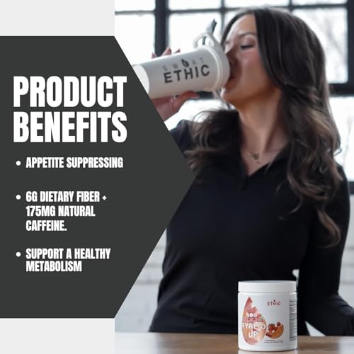 Image of Sweat Ethic FYRE'D UP, 200MG Natural Caffeine, Supports Active Lifestyle & Dietary Control, Easy-Mix Powder for Pre Workout Energy, Raspberry Lemonade Flavor, 30 Srvgs