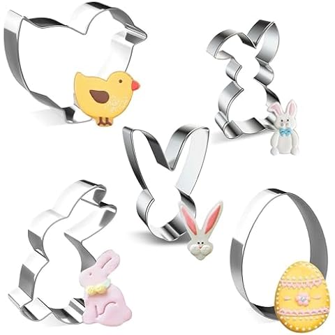 Foyscr 5-Piece Cartoon Cookie Cutter Set Cover