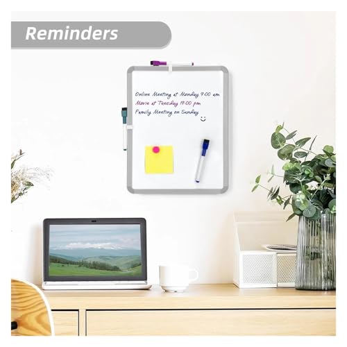 Mini tableau blanc pour casier mural et réfrigérateur avec marqueurs - 3