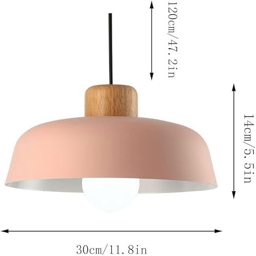 CHUNGYANG Macaron Color Industriële E27 Schroefkroonluchter Eenvoudige En Moderne Hangverlichting creatieve Persoonlijkheid Hanglamp Japanse Stijl Enkele Kop Lichtpunt voor Kitchen Island Restaurant C photo 3