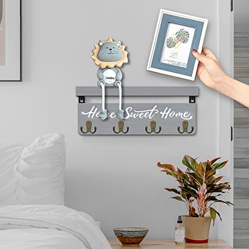 buways-Wall-Mounted-Key-and-Mail-Holder-Wooden-Key-Rack-with-4-Double-Key-Hooks-Rustic-Home-Decor-for-EntrywayGray