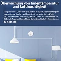 Haozee Zigbee Temperatur- und Feuchtigkeitssensor, 3er-Pack – Ansicht 3