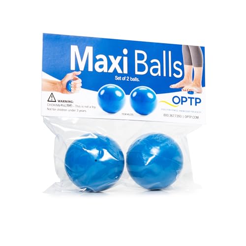 OPTP Maxi Balls Self-Massage Ball Set for Therapy and Strength Exercises, Hand and Foot Roller to Relieve Tension and Rehydrate Connective Tissue
