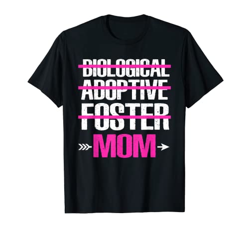 Regalo divertido para mamá adoptiva biológica Camiseta