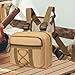 UGPLM Chest Rig Bag Chest Backpack Backpack Cycling Breathable Vest Front Pack Pouch Shoulder Bag for Travel Outdoor Workout, Khaki