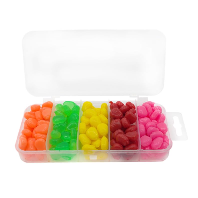 Appâts De Pêche En Maïs Artificiel PVC - Parfum Maïs, 5 Couleurs - Pour Carpe, Gardon, Brème - Lot 100/200 Pièces