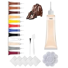 New Advanced Leather Repair Gel, 2025 Upgrade Leather Repair Kit for Car Seat Vinyl Repair Kit, Professional Leather Repair Coloured Cream Gel, Multifunctional Couch and Jacket Repair Kit Beige