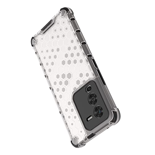 Image of Glasgow Back Case Cover Compatible with [ Vivo V25 Pro 5G ] (Stylish Design) - Transparent