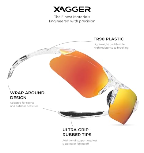 Image of Kids Youth Polarized Sports Sunglasses for Boys Girls Baseball Softball Glasses TR90 Frame