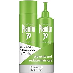 Plantur 39 Caffeine Shampoo and Tonic Set Prevents and Reduces Hair Loss | For Fine Brittle Hair | Supports Hair Growth…