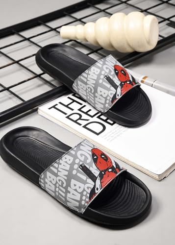 Image of PERY-PAO Sliders Mens White, Black, Grey, Sky blue Solid Design Flip Flop & Slippers