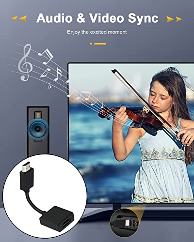 Storite 10cm High Speed HDMI Male to Female Extension Cable HDMI Extender for Computer, TV, Projector, DVD Player- Black (1 Pack) - Image 6