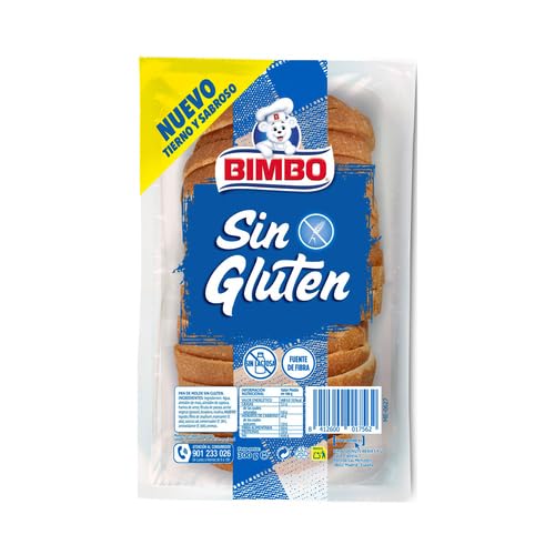 ( Pack 4 Unidades ) Pan de molde SIN GLUTEN , BIMBO 280 g. (PAN BLANCO)