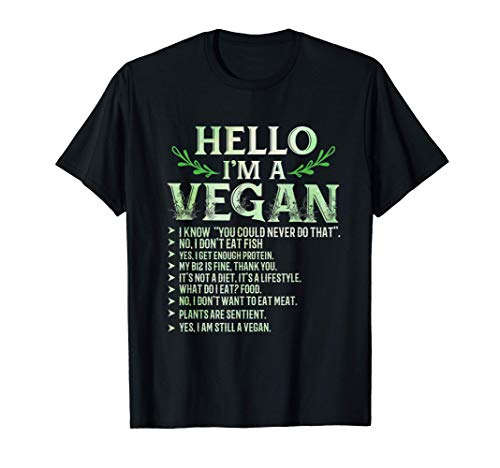 Soy un Vegetariano Vegetariano Vegetariano Alimentario Camiseta