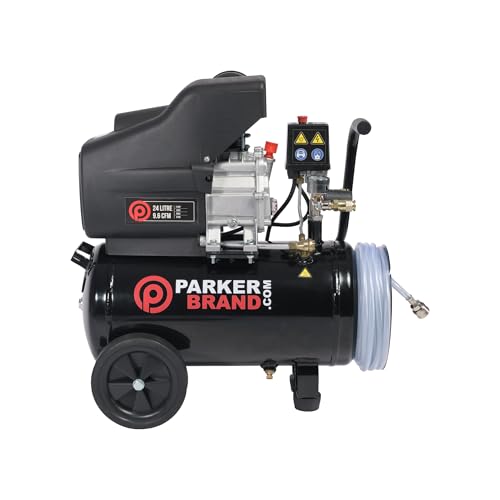 24 Litre Air Compressor with Hose Reel & Tool Kit - 9.6 CFM, 2.5 HP, 24L 2 24 Litre Air Compressor with Hose Reel & Tool Kit - 9.6 CFM, 2.5 HP, 24L - Image 2