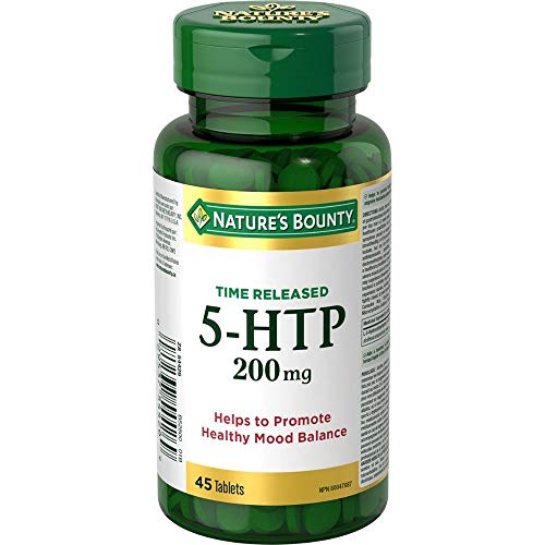 Nature’s Bounty Time Release 5HTP 200 mg, 45 Tablets A Weight Loss