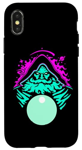 Pondering My Orb Wizard Ponders �}�W�J���t�@���^�W�[ �R�Y�~�b�N�{�[�� �X�}�z�P�[�X iPhone X/XS �p