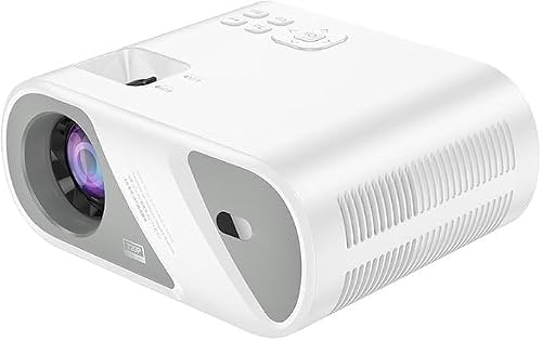 720P DT1 Projector with 2.4G + 5G Wifi and Bluetooth, 140 ANSI Full HD Movie Projector,4K Proyectores Compatible with Smartphone/Laptop, for Home, Bedroom, Outdoor.