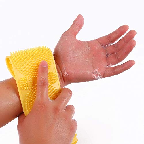 Toallas de baño exfoliantes Depurador de Espalda Esponja Suave Toalla de baño Cepillo Cinturón Masaje Exfoliante Corporal para Ducha Limpieza Corporal Baño Correa de Ducha Toalla Exfoliante