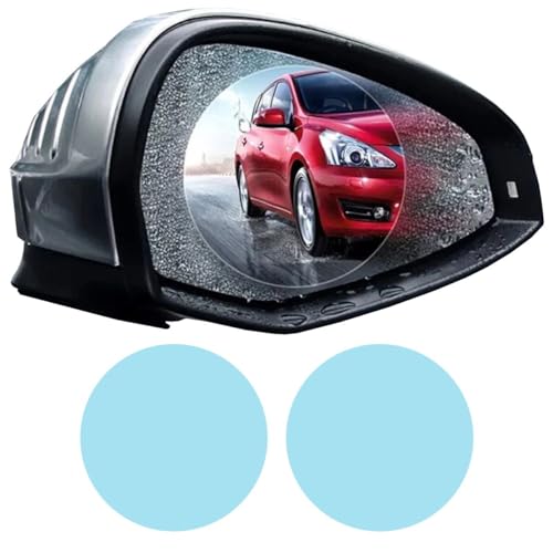 Película Adesivo Para Retrovisor Carro Moto Anti Embassante Chuva Reflexo 9,5x9,5cm (95x95mm)