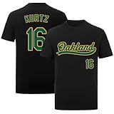 Nick Kurtz Shirt T-Shirt Jersey Baseball No Brand/Logos 107% Cotton for Black Mens/Womens/Kids