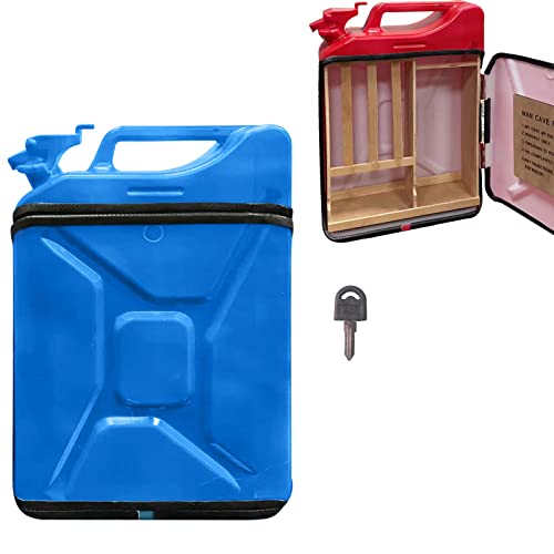 Juego de barra de tarro de tambor de aceite My Cave My Rules, mini bar, caja de vino, vaso de vino, juego de barras de almacenamiento para whisky, regalo único y mágico, Bule