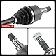 Frankberg Antriebswelle Achswelle Schaltgetriebe Vorderachse Links Kompatibel mit C5 III RD C5 III Break RW Jumpy VF7 Jumpy Kasten 407 6D 407 SW 6D 6E Replace# 1497191088