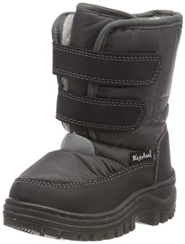 Playshoes Zapatos de Invierno Gancho y Bucle, Botas de Nieve Unisex niños, Gris (Grau 33), 24/25 EU