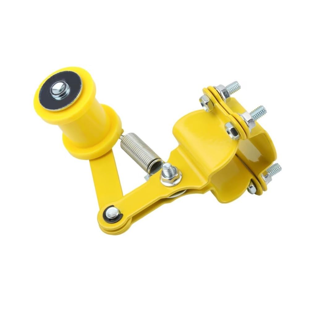 Tendicatena for motocicletta adatto for parti di motociclette(Yellow)