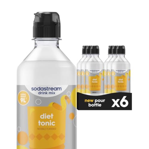 SodaStream Classics Diet Tonic Syrup Pack of 6 x 440 ml