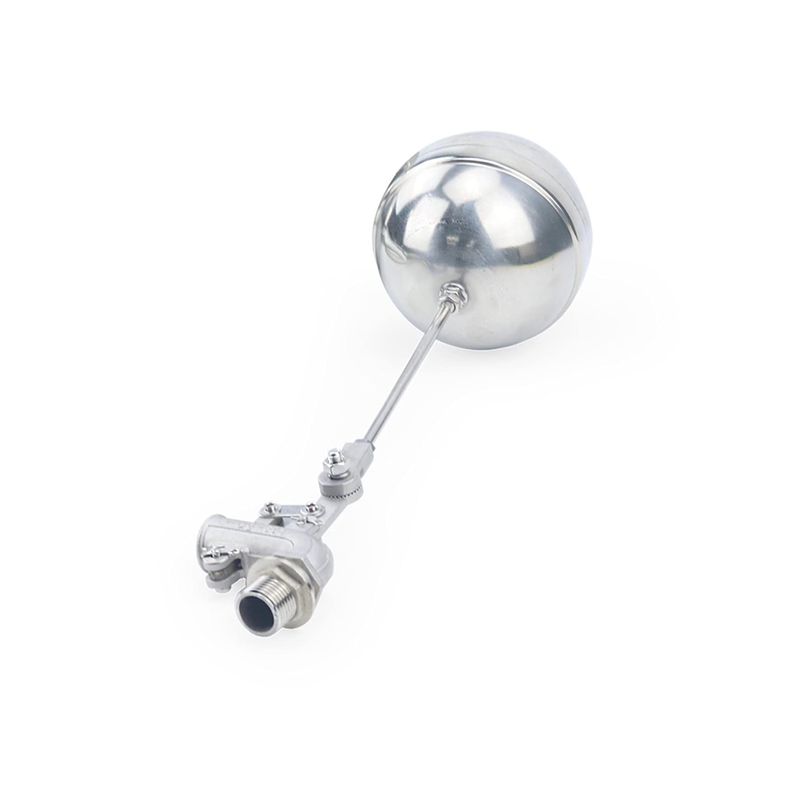 Genérico 1/2 "3/4" 1 "Acero Inoxidable 304 Válvula de Flotador Ajustable Tanque de Agua Curbow Flotante Válvula de Volante Cisterna/Expansión Accesorios para Herramientas (Specification : 3/4")