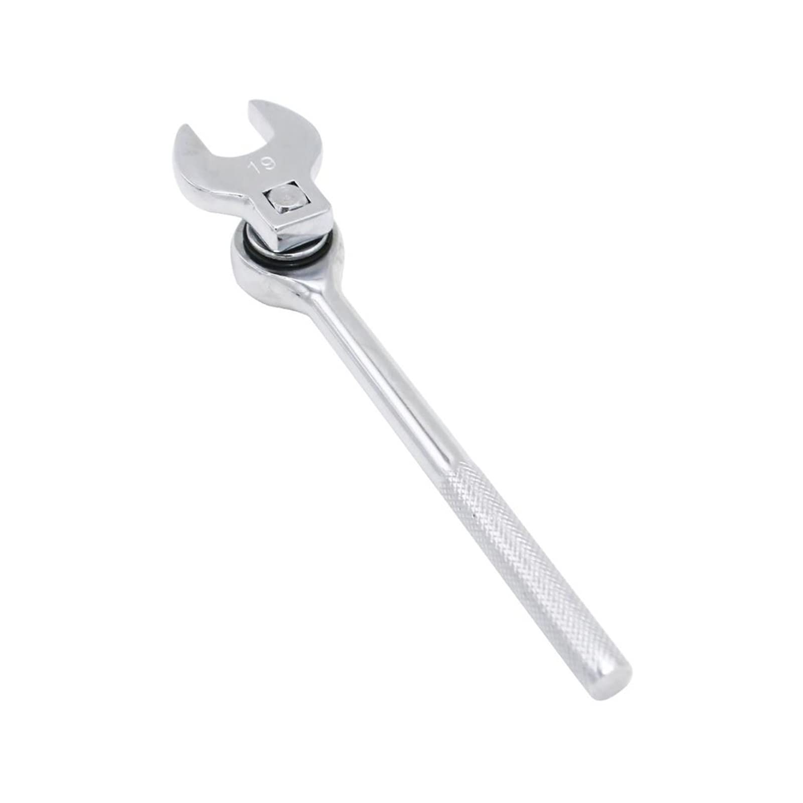 45th Ratchet Handle e 8 Pezzi 3/8 Pollici Drive Crowfoot Wrench Set Chiavi metriche/SAE durevoli (Colore: Imperial W Ratchet)