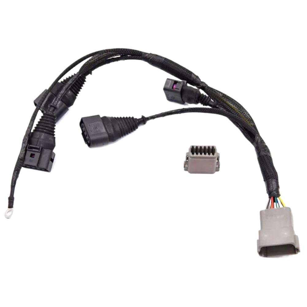 Black Plastic Car Ignition Connector Wire Harness 034-701-0004 06B998018T NP-18WHKIT Compatible with Select Vehicle Models