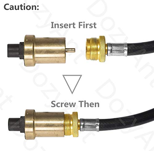 image for DOZYANT 12 Feet Propane Tank Converter Adapter Hose Assembly Replaceme