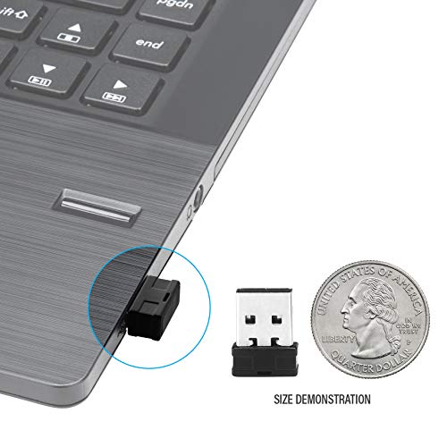 Rosewill Wireless Office Keyboard Mouse Combo, Long Battery Life, Slim