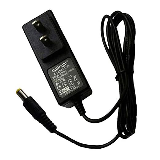 UpBright 9V AC/DC Adapter Compatible with GPX APX910A PD701B PD701 B W PD701W PD701P 7" Portable DVD Player 7.4V Rechargeable Li-Polymer Battery DC 9V-12V 1.5A DC9V 9VDC 2A Power Supply Cord Charger