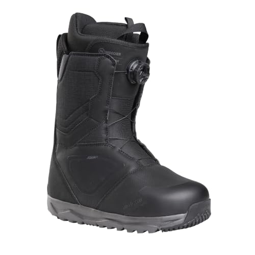 Nidecker Cascade BOA Men's Snowboard Boots, Black, 10