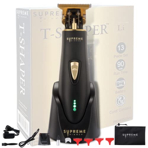 Supreme Trimmer Trimmer For Men St5200 Professional Barber Hair Trimmer Cordless Clipper Liner Beard Trimmer (Black) #TOP19