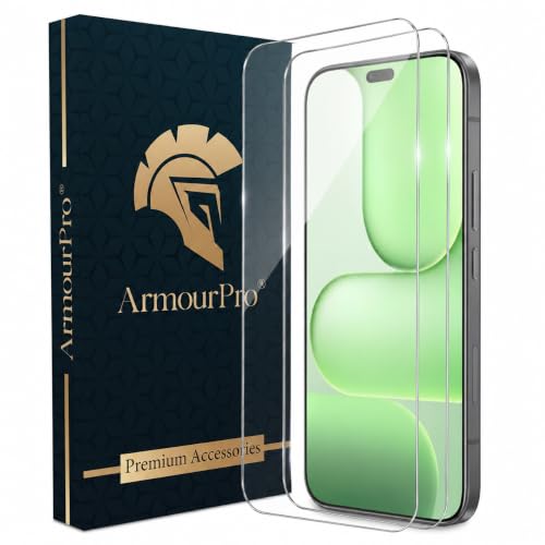 Image of ArmourPro 3D Borderless Tempered Glass for Honor 600 Lite, Set of 2 HD Clear Screen Protectors with 3D Curved Edges, 9H Hardness, Oleophobic Coating, Case Friendly