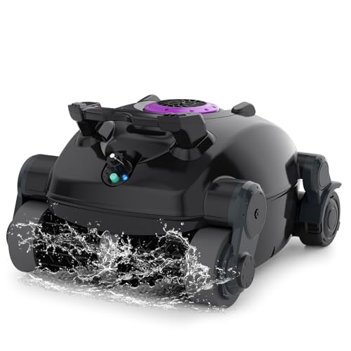 Robotic Pool Cleaner with Dual-Motor and Large Capacity