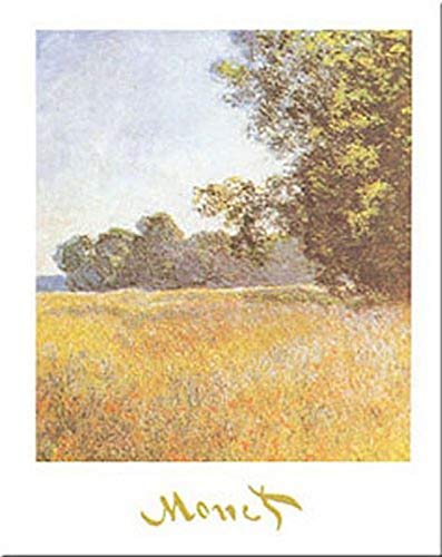 Oat Fields by Claude Monet 12 X 9.5 Art Print Poster