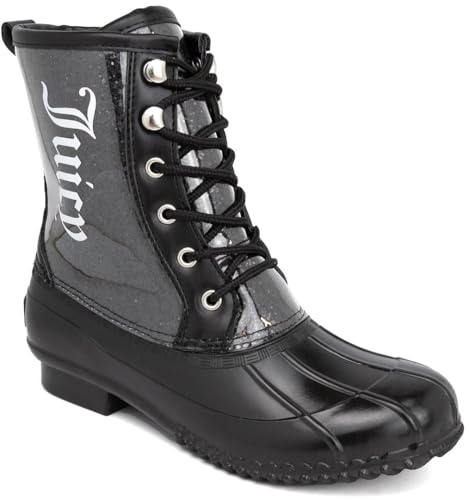 Juicy Couture Women's Waterproof Insulated Duck Boots – Winter Snow Boots with Durable Shell - Talos
