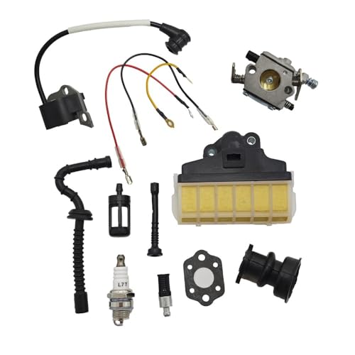 Carburador para MS250 MS230 MS210 y kit de bobina de encendido con bujía para motosierras 021 023 025