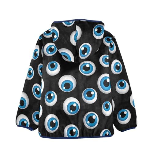 Cartoon Big Eyes Toddler Boys Winter Coat Thick Snow Jacket for Boy 3T2