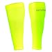 Calf Compression Sleeves by DANISH ENDURANCE (Large, Neon Yellow)