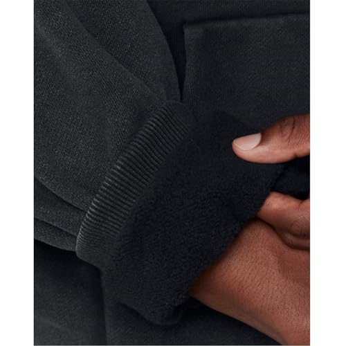 Pull à capuche UA Icon molleton lourd Under Armour noir XXL chaud et isolant - 7