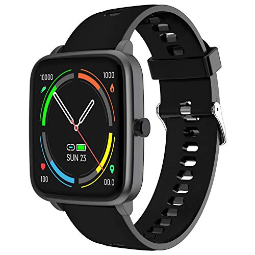 YENISEY Smartwatch, Reloj Inteligente con Contador de Calorías Monitor de Sueño Menstruación Recordatorio 10 Modos Deportivos y Registrador de Ruta y Encontrar Teléfono Smartwatch para Hombre y Mujer