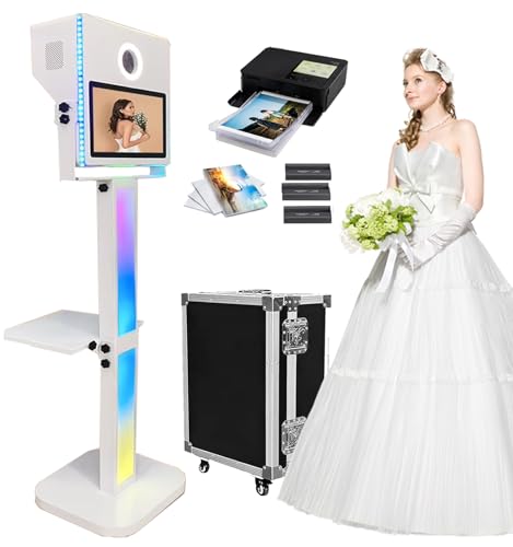Photo Booth with Printer Included, Mirror Photo...