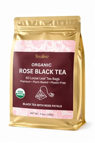 Organic Rose Black Tea Bags – USDA Organic